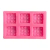 Baking Moulds Easy Release Cookie Mold Round Versatile Silicone Molds Square Star Heart Shapes Food Grade For Fondant