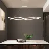 Nowoczesna lampa lekka wislarza do biura/kuchni/jadalni światła światła fala LED Kitchen Island Wyspa Lights sypialnia