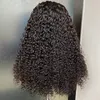 Grado 12A Malaysiano indiano peruviano Brasiliano Jerry Curly 13x4 HD parrucca frontale parrucca da 18 pollici 100% Vergine grezza di capelli umani spessi crudi