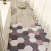 Mattor Hemdörrmatta mattan PVC Silk Anti-halk utomhus kan vara anpassade ingångar Kök badrum i hallen