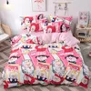 Bedding Sets Aloe Cotton Cotton de três ou quatro peças Conjunto de moda de luxo Passagem de tampa de edredão Full