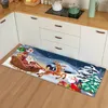 Carpets Christmas Kitchen Tapis chambre Entrée Dororrug 3D Modèle de maison Décoration de sol de la maison Salle de bain Tapis