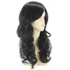 WIG WIG Черный красный градиент парик Gold Hairstyle Head Cover Long Curly Hair