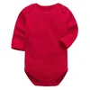 Rompers Sonderrabatt für neugeborene enge Kleidung Baby Kleidung Baumwolle Baby lang Ärmeln Unterwäsche Baby und Mädchen Kleidung Baby Setl2405