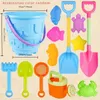 Sable Player Water Fun Childrens Place Toy Set Babies jouant dans l'eau et le sable grandes pellets de plage Bucket Beach Digging Tools Beach Toys Random Colorsl2405