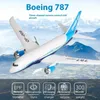 RC Boeing 787 Glider QF008 24G Electric Remote Control Threechannel Fixed Wing Aircraft Children Passenger Jet Model Toy Gift 240511