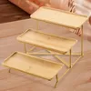 Borden 3 Tier Serving Stand Dessert Server Home Decor Platters Trades Trade Fruit Presentatie voor Cupcake Wedding Donuts