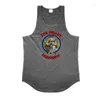 Men's Tank Tops LOS POLLOS Hermanos Funny Printed Sport Vests Gym Bodybuilding Sleeveless Workout Mens Fitness Muscle Running Shirts