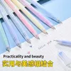 6/10/12 Färggelpennor Ställ in 0,5 mm Kawaii Ball Pen för att skriva ritböcker och journalskolekonstförsörjningar Stationery Supply