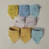 Bibs Burp Stones 8 bavaglini per neonati bandana cotone triangolare morbido bambino che nuda tessuto denti da neonato da asciugamano e accessori per ragazze d240513