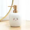 Liquid Soap Dispenser WHYOU 1piece Ceramic Hand Washing Bottle Body Wish Shampoo Emulsion Storage Bathroom Accessories Gift