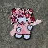 Kreskówkowe anime różowy miękki kępki dywan 3D nieregularny pluszowy kawaii dziewczyny sypialnia sypialnia dywan dywan Decor Home Decor Non-Slip Bath Mat Doormat 240512
