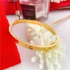 High quality bracelet cartter gift online sale Great Bracelet female screw Gold non fading jewelry with common cart