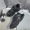 3xl Track 3.0 Дизайнерские кроссовки для мужчин и женщин в черном серебряном бежевом белом спортзале красного и темно -серого