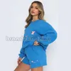 Designer vrouwen trainingspakken witte twee stukken korte sets sweatsuit vrouwelijke hoodies hoody broek met sweatshirt dames losse t-shirt sport vrouw kleren s-xxl