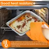 Herramientas 50pcs sartenes de aluminio Foil desechable Mesa de vapor de medias de tamaño profundo - lata ideal para cocinar calefacción almacenamiento de alimentos preparados para preparar alimentos