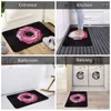 Tapijten donut portier anti-slip keuken badkamer mat toiletdeur vloer toegang tapijt tapijt tapijt tapijt