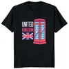 Camisetas masculinas vintage Londres Reino Unido Reino Unido Inglaterra Great Ofco Ofco da camiseta clássica Men casual short ts tops harajuku strtwear t240510