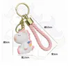 Cute Unicorn Cartoon Keychain Couple Bag Hanging Decoration Book Bag Exquisite Doll Doll Car Keychain