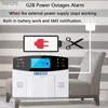 Systèmes d'alarme M2B Wired Wireless GSM Home Durglar Security Alarm System 433MHz prend en charge G2B Espagnol English Russian Voice Interphone Language WX