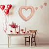 Décoration de fête 2024 Couronne au cœur des décorations de la Saint Valentin GRAND COEUR PENDANT DE MARIAGE INS LOBILIT
