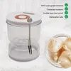 Storage Bottles Pickle Jar With Lid Leak Proof Dry & Wet Dispenser Portable Juice Separator Large Capacity Kitchen Accessories