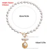 Designer Gold och 925 Silver Fashion Gift Halsband Kvinna Smycken Halsband Designer Pearl med Elegant Box Insect 093 XL