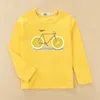 Aimi Lakana Long Sleeve Shirts Kids Fruit Bicycle Tshirt Boy Girls Cotton Tops面白い自転車服春秋のティー3T14T 240510