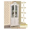 Decorative Plates Corner Cabinet Luxury Wood Carved French Entry Lux White Triangle Wine Storage