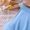 Vestidos de menina meninas vestido de tutu impresso com mangas azuis 2024 Vestido de princesa de 8 a 12 anos de idade de 8 a 12 anos de idade