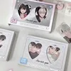 Minkys Kawaii 2 Espaces Love Heart Type 3 pouces Kpop Pocards Binder Book PO Cartes PO CARTES COLLOGE 240510