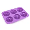 Baking Moulds 6-Cavity Silicone Cake Mold Donut Mould Chocolate Molds Cakes