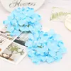 Decorative Flowers 10pcs Hydrangea Artificial Decoration Silk Heads For Wedding Home Christmas Flower Decorations