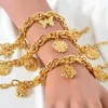 Bracelets de charme Zeadear Chic Small Goldsfishfish Animal Animal Hip Hop Link Chain Bracelet On Hand Luxury 18K Gold Color Women Jewelry