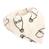 Vestuário de cachorro bandana bandagem triangular Pet Neckerchief Bibs de algodão simples de cachecol