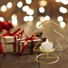 Ljusstakar 3 stilar jul prydnadshållare pentagram alf xmas trädformad ljusstake för hembord toppdekor