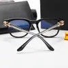 Ch Occhiali da sole di lusso per donna Designer Occhiali da sole Man Clear Lens Glasses Anti Blue Light Eyewear Ottico Framello da uomo Sole Sun Brand Piatto di moda Senior Piatto di moda Eccompagnamento