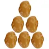 Decorative Flowers 6 Pcs Simulation Potato Props Small Vegetable Model Delicate Simulated Portable Resin