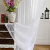 Curtain Kitchen Tulle Modern Home Window Decoration Pure blanche pour le salon