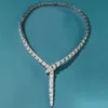 Zircon Diamond Stone Wide or Slim Snake Shaped Choker Necklace Earrings Braceles Rings Women Luxury Designer Gold Plated Jewelry 240507