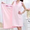 Towel Microfiber Women Sexy Pareo Skirt Beach Bath Wearable Soft Super Absorbent Dress Bathroom Supplies