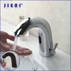Waschbecken Wasserhähne Jieni Chrom Becken Wasserhahn Automatisch Berührung freier Hände Sensor Festes Messingmixer Taps