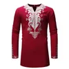 Men's Casual Shirts Mens Abaya Thobe Arabic Longline T Henley Kaftan Banded Plain Gown Muslim High Quality Cotton Shirt