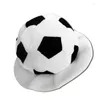 Bérets Football Soccer Bucket Hat Headgear Perfect for Halloween fêtes mascarades Costume Sports Fans