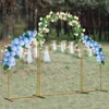 Декоративные цветы металлическая свадебная арка подставка на фоне золота для церемонии свадебной вечеринки украшения