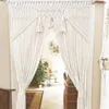 Tapestries 80x150cm Macrame Curtain Wall Hanging Tapestry Boho Handwoven Perfect Door For Bedroom Wedding Decor