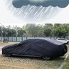 Couvertures de voitures SUV / berline Couvre de voitures complètes Universal SURTHOOR SOR SNOT Snow Protection UV COVER COURTURE DE COTEUR DE VOITURE NOIR S-XXL T240509