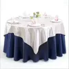 Table Cloth El Tablecloths Pure Color Round More Upscale Double Box_Jes3228
