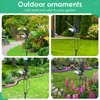 Garden Decorations Eagle Birds Sculptures Iron Metal Wind Spinners Lawn Ornaments Crafts Art Decor For Outdoor Courtyard
