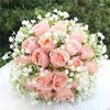 Wedding Flowers YO CHO Artificial Rose Gypsophila Bouquet For Bridesmaids Flower Bridal Marriage Accessories Hand Holder